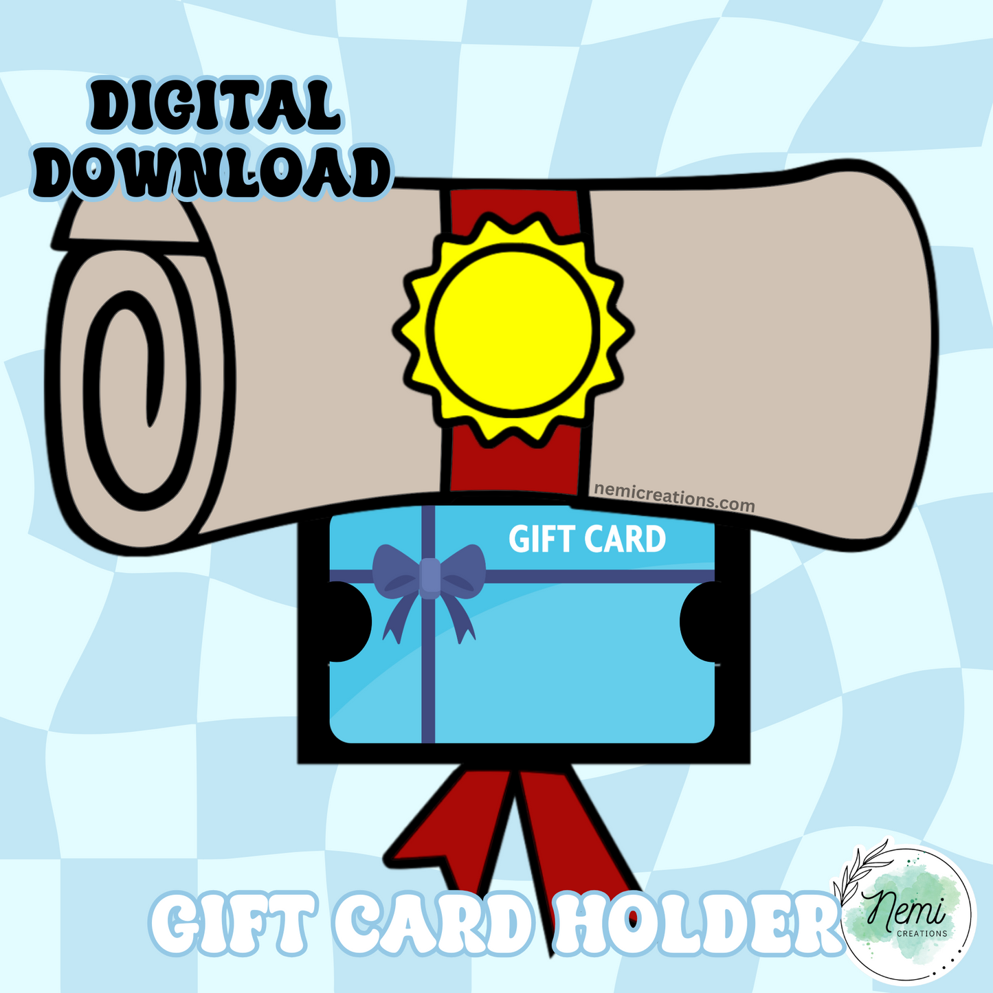 Diploma Money Card DIGITAL SVG FILES