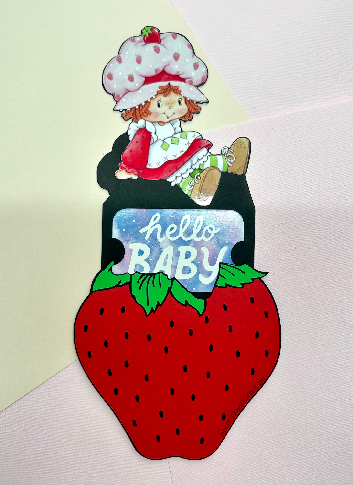 Vintage Berry Money Card