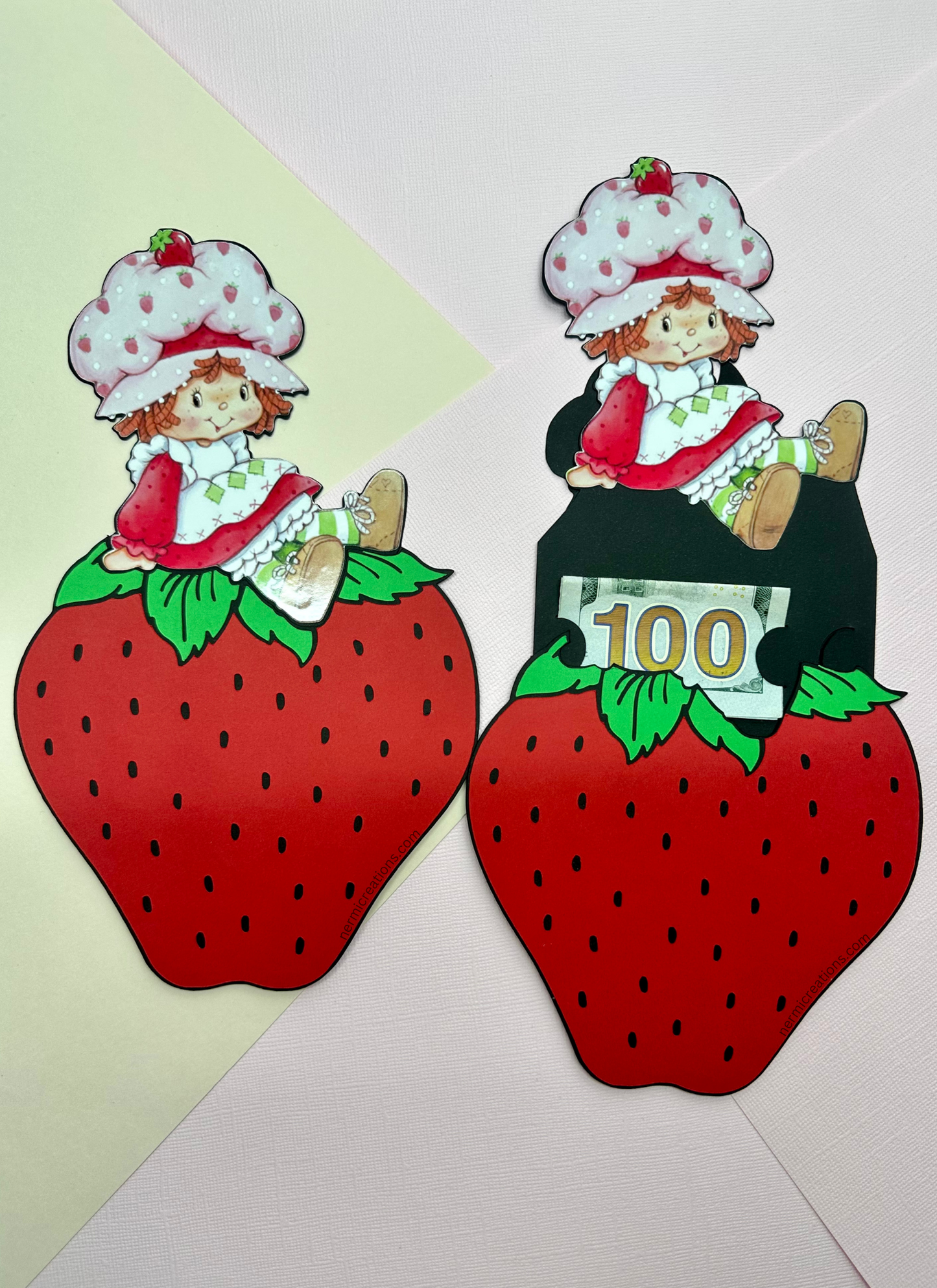 Vintage Berry Money Card
