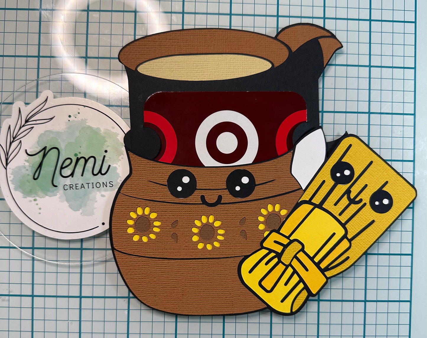 Café con Concha y Tamal Tarjeta de Dinero PAQUETE DE ARCHIVOS SVG DIGITALES