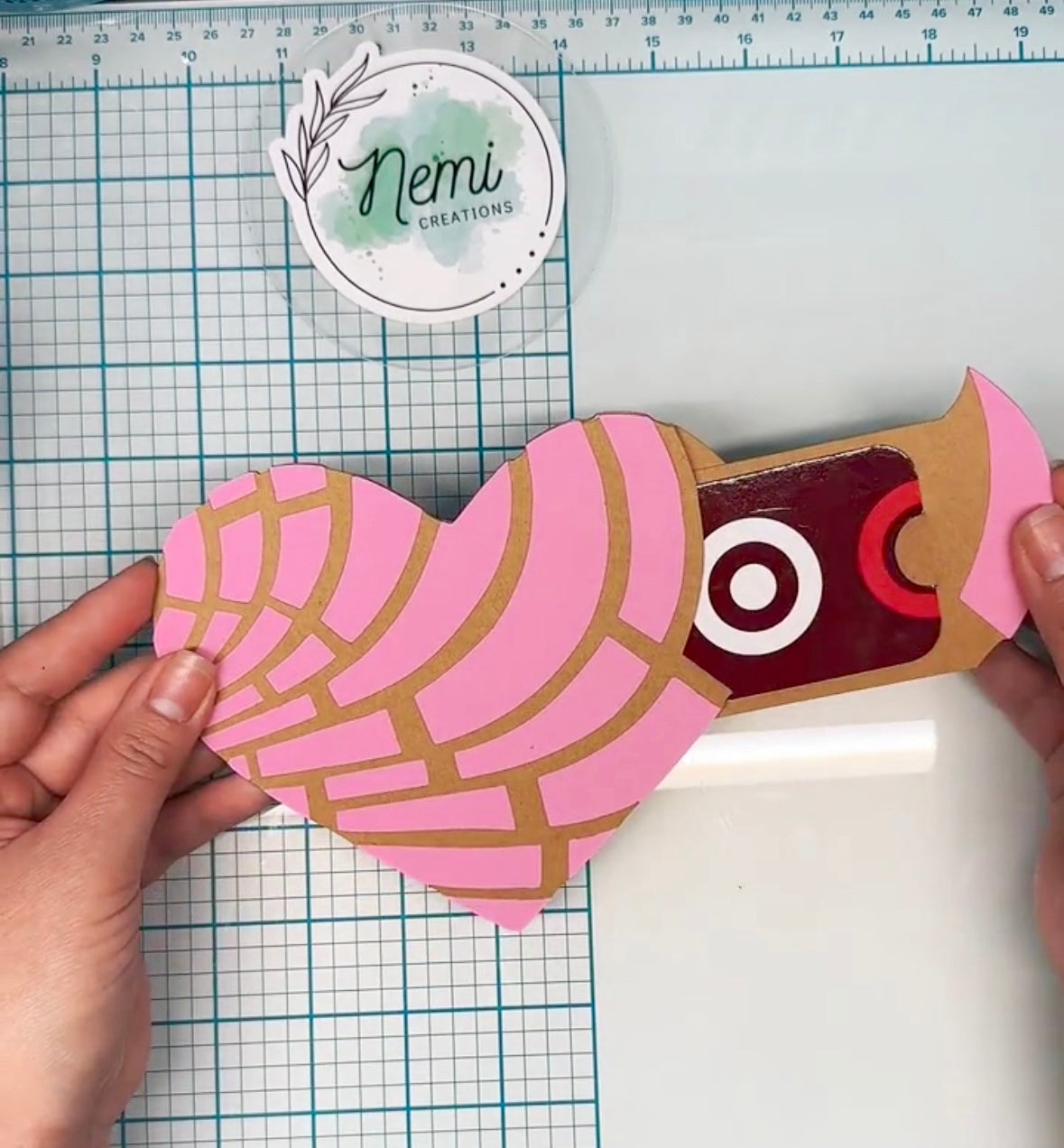 Tarjeta de dinero para cuaderno de composición