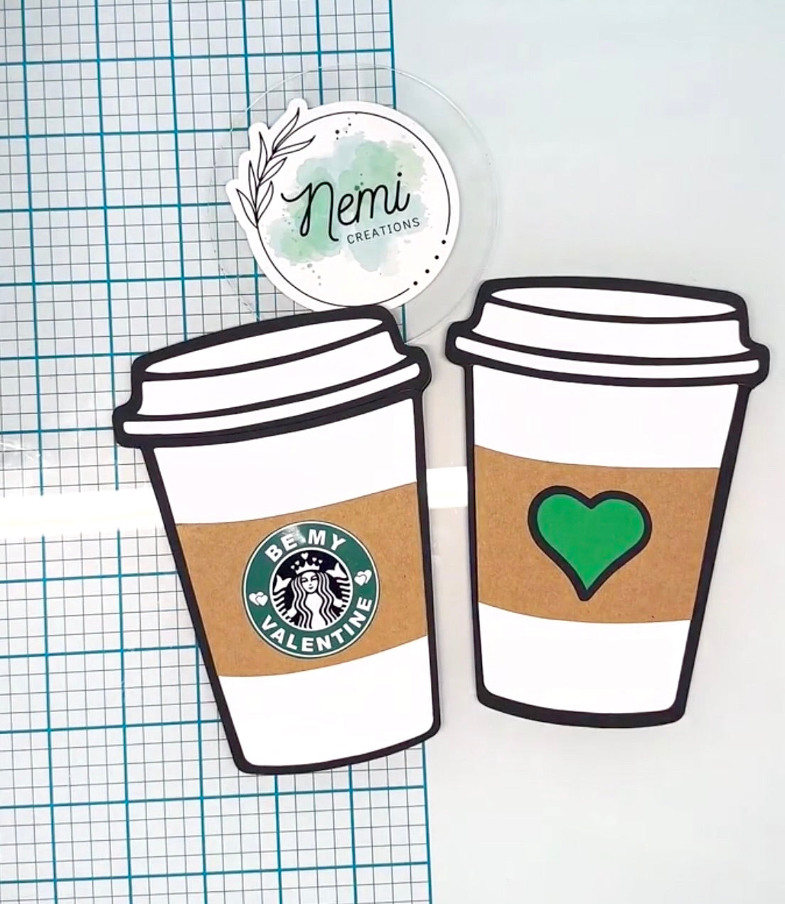 Coffee Cup Money Card  Nemi Creations