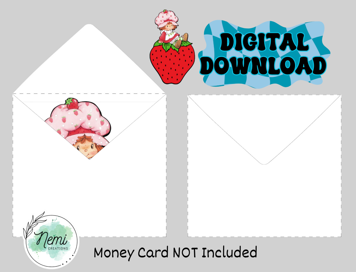 Envelope for Vintage Berry DIGITAL FILE