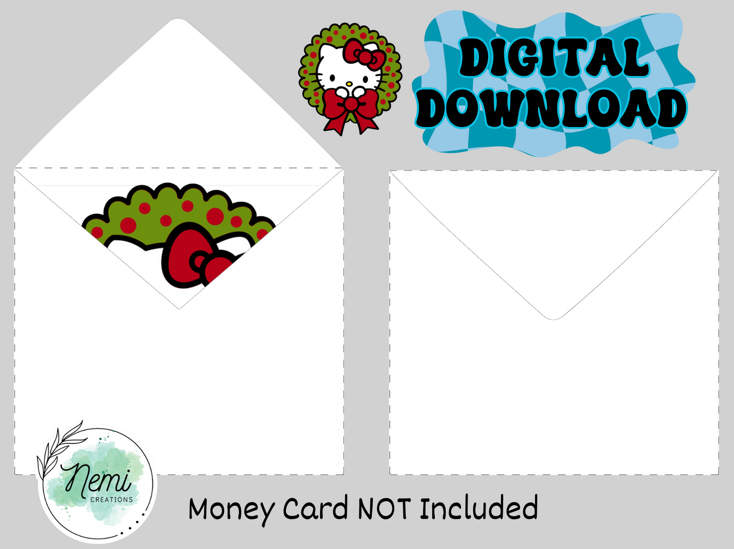 Envelope for HK Wreath DIGITAL FILE