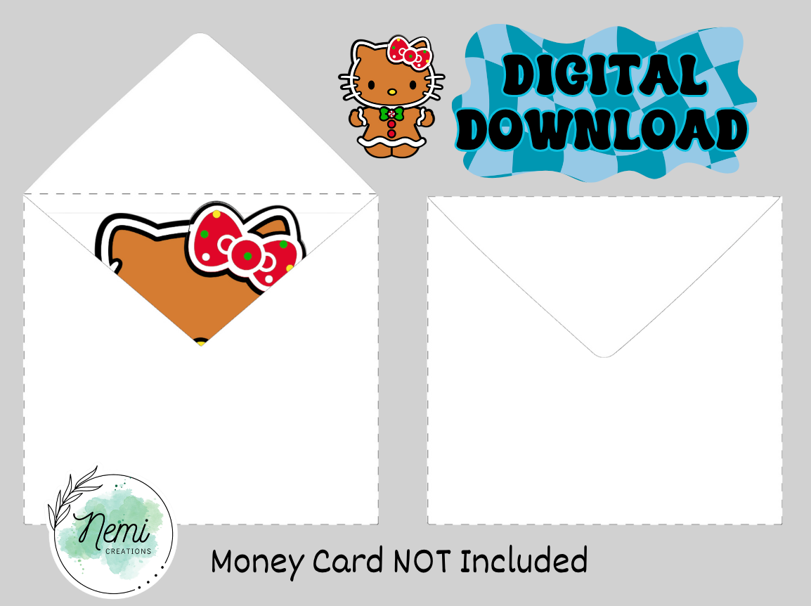 Envelope for HK Gingerbread DIGITAL FILE