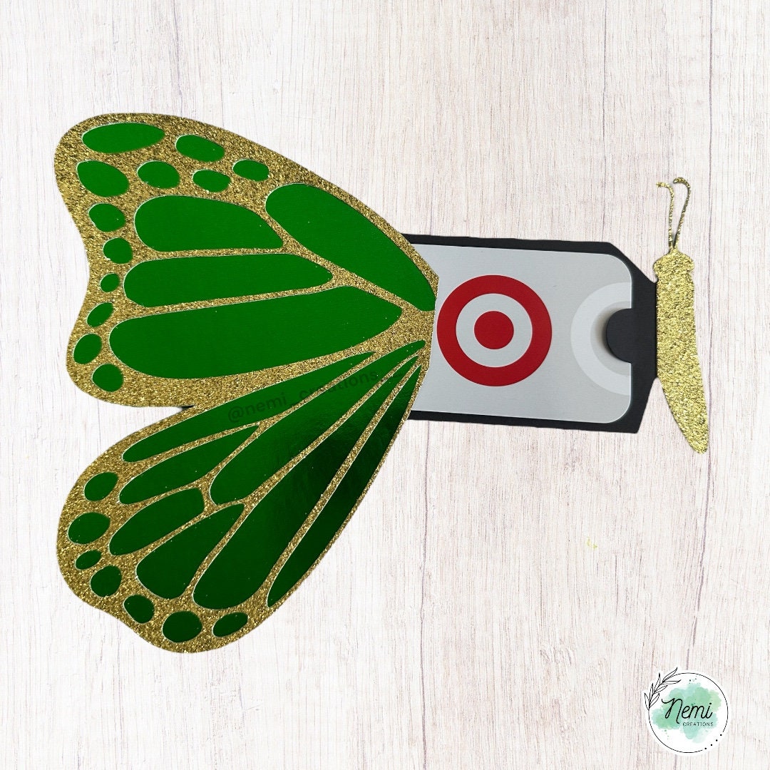 Butterfly Money Card DIGITAL SVG FILES