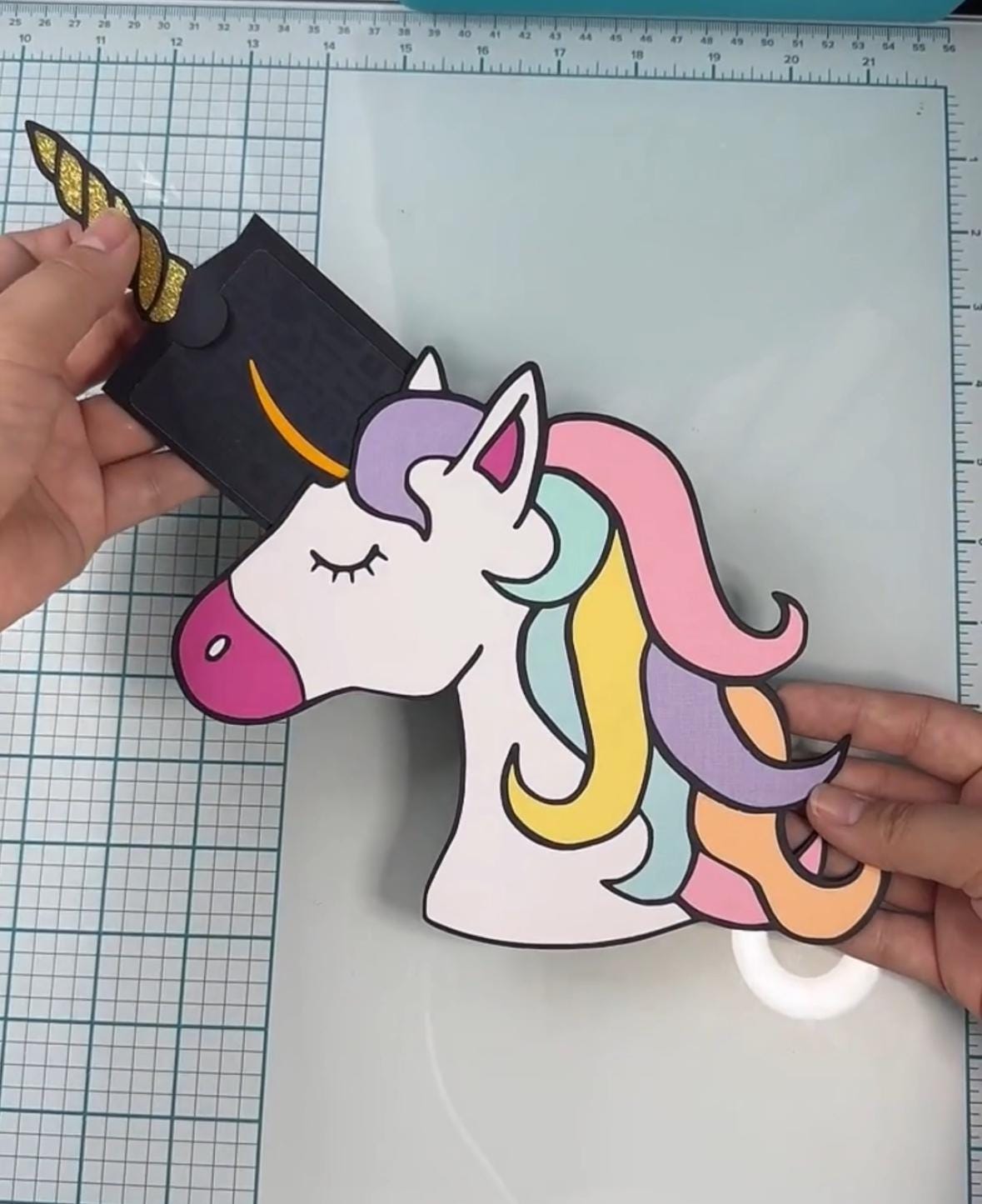 Tarjeta de dinero de unicornio