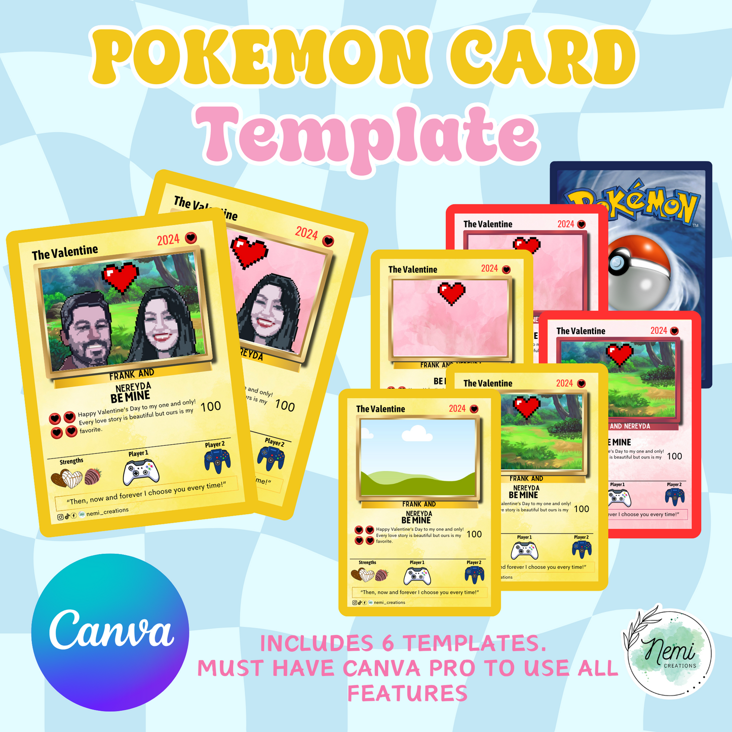 Plantilla Pokey CANVA