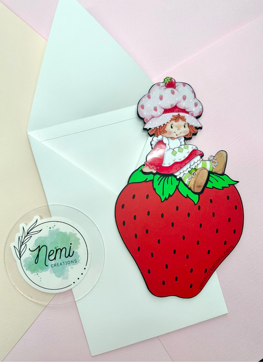 Vintage Berry Money Card