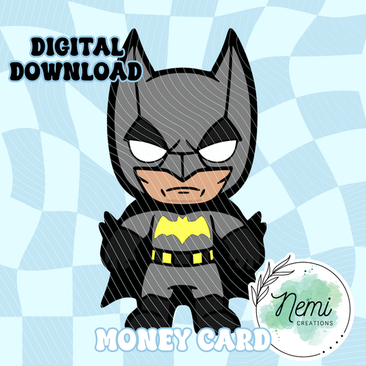 Man-Bat Money Card DIGITAL SVG FILES