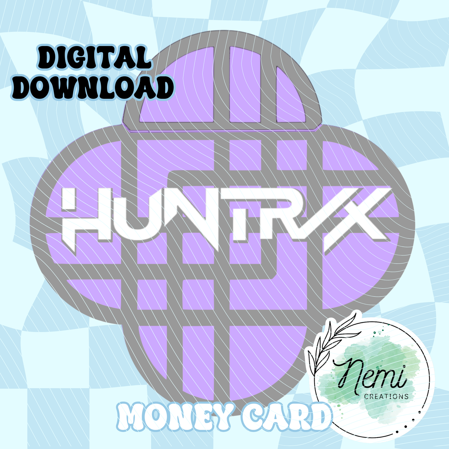 Kpop Hunt DH Money Card DIGITAL SVG FILES BUNDLE