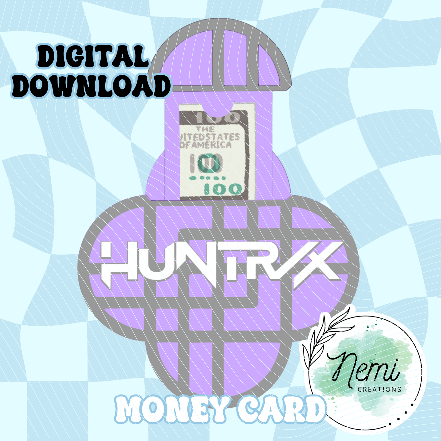 Kpop Hunt DH Money Card DIGITAL SVG FILES BUNDLE