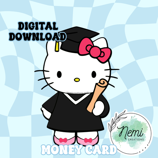 HK Grad Money Card DIGITAL SVG FILES