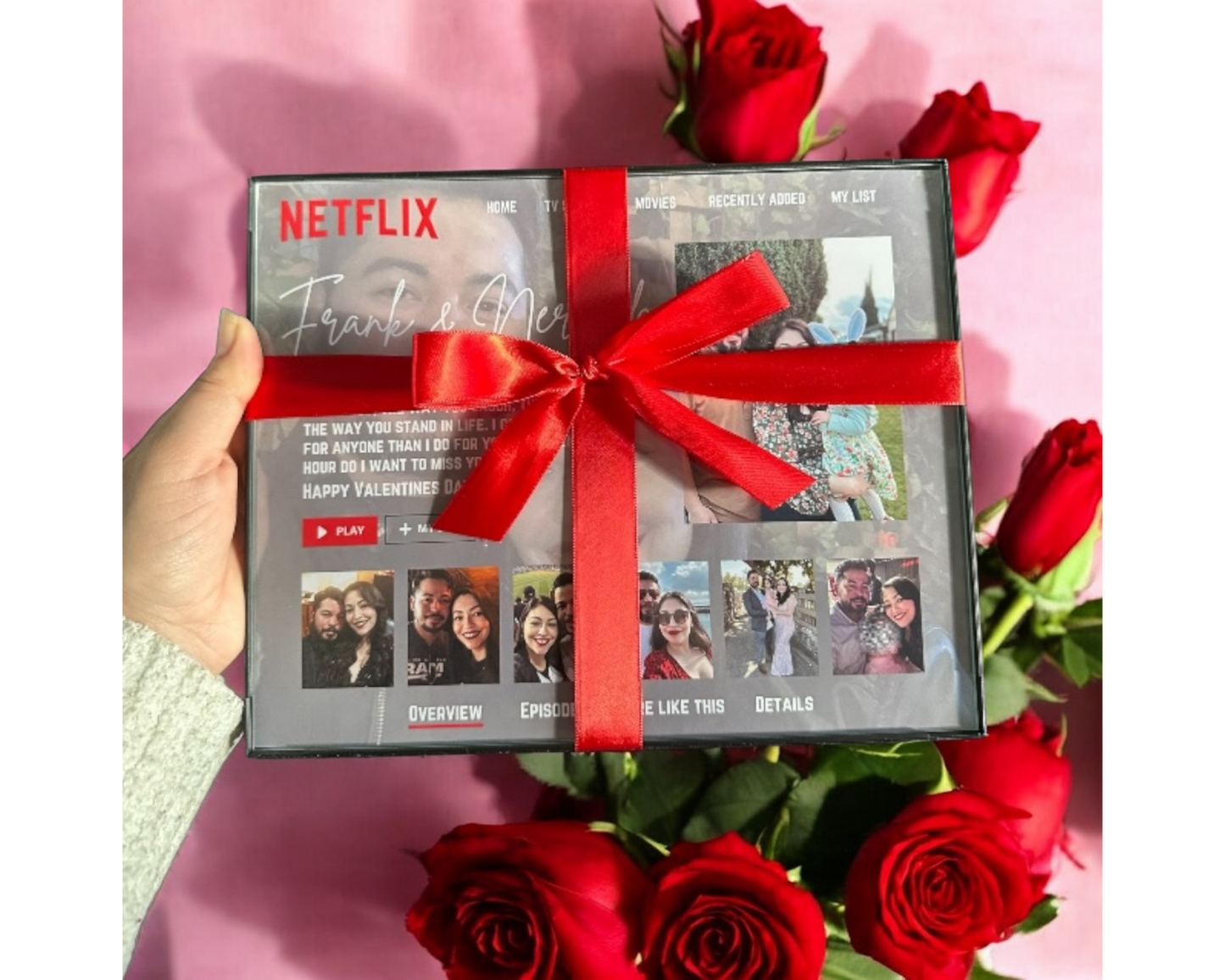 Netflix-Style Personalized Photo Frame