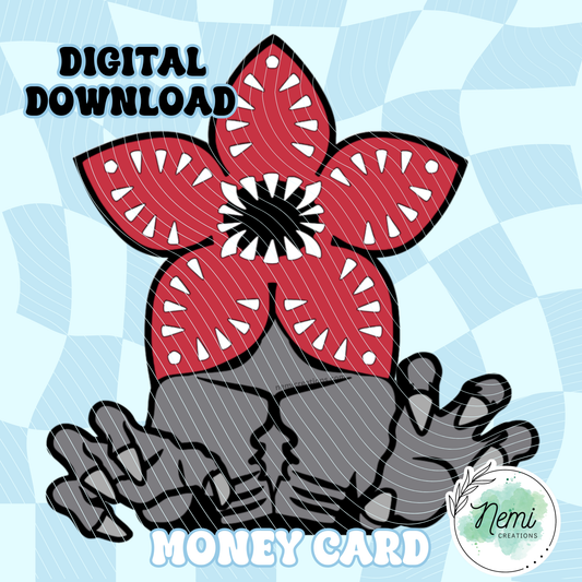 The Monster Money Card DIGITAL SVG FILES