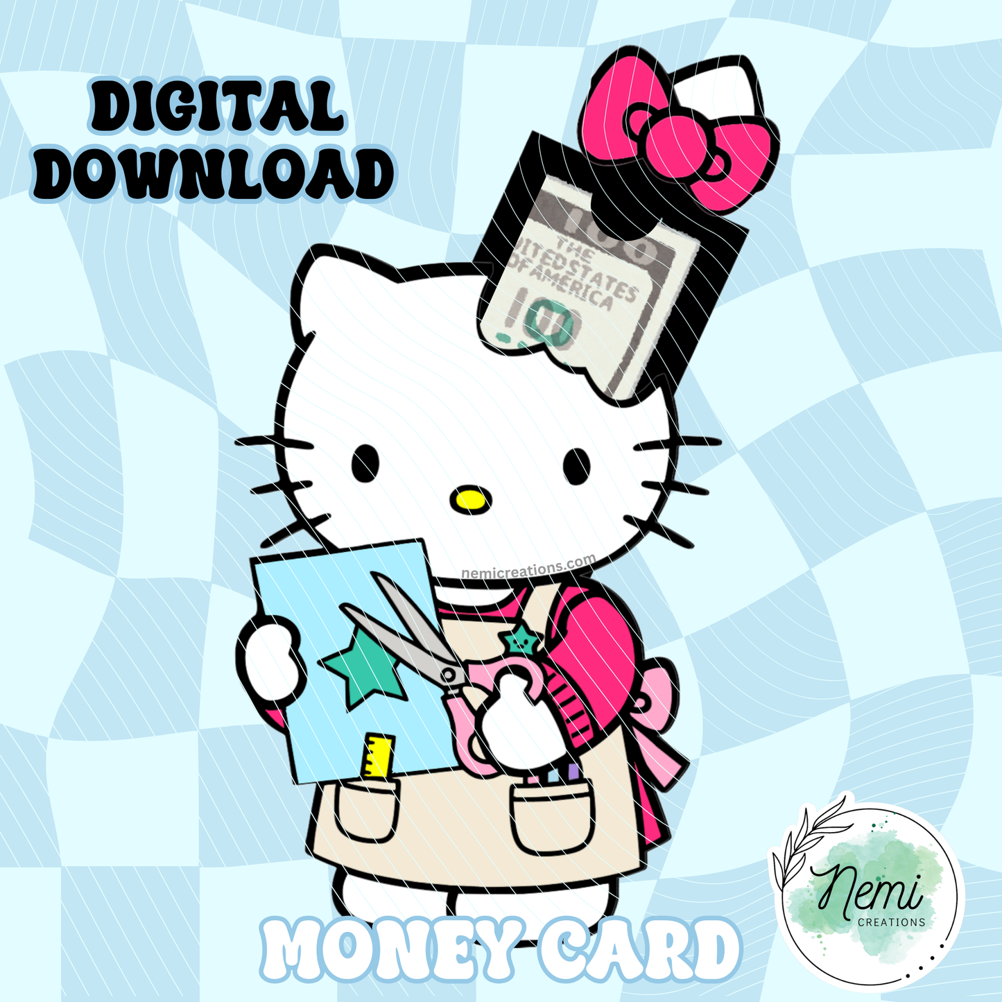 Crafty HK Money Card DIGITAL SVG FILES