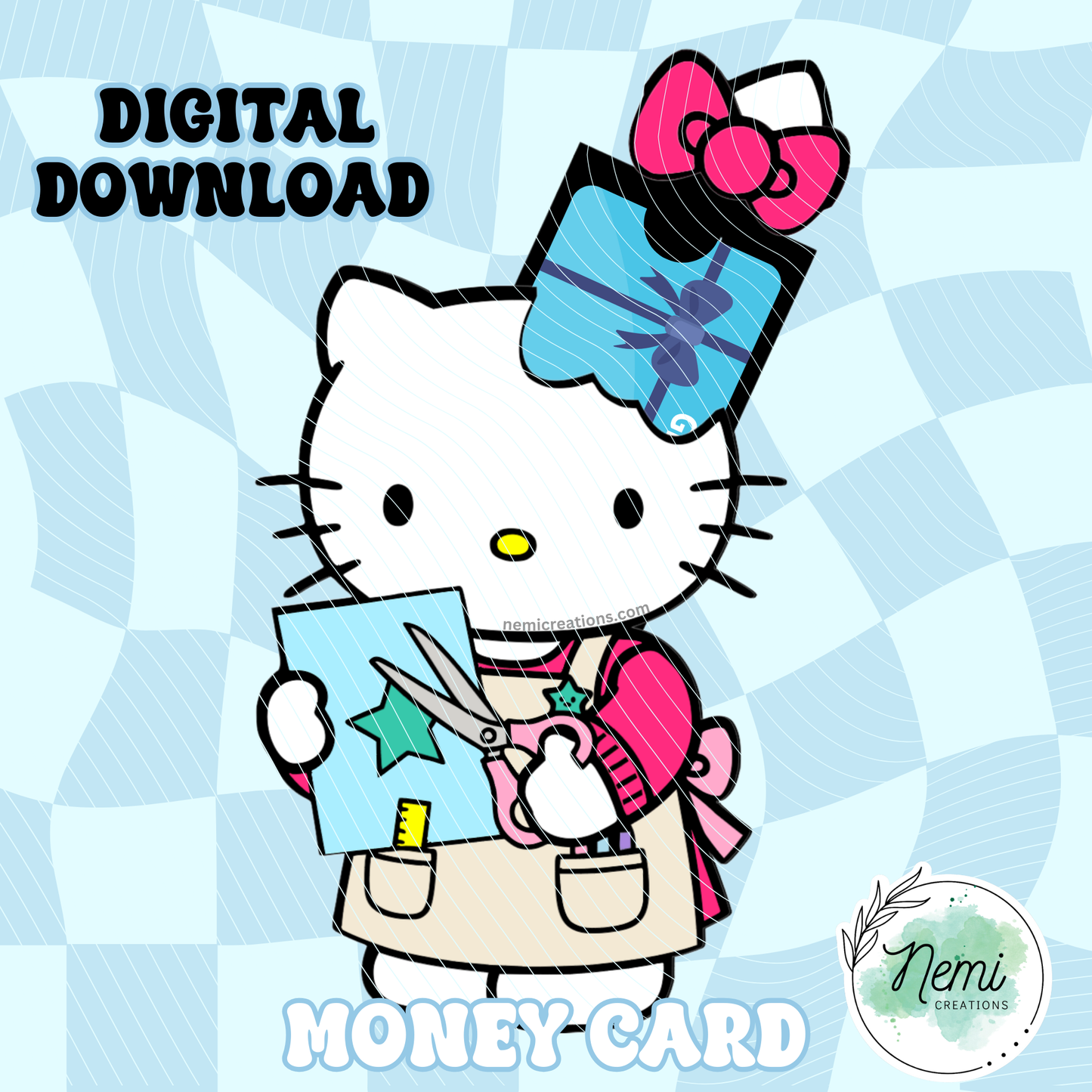 Crafty HK Money Card DIGITAL SVG FILES