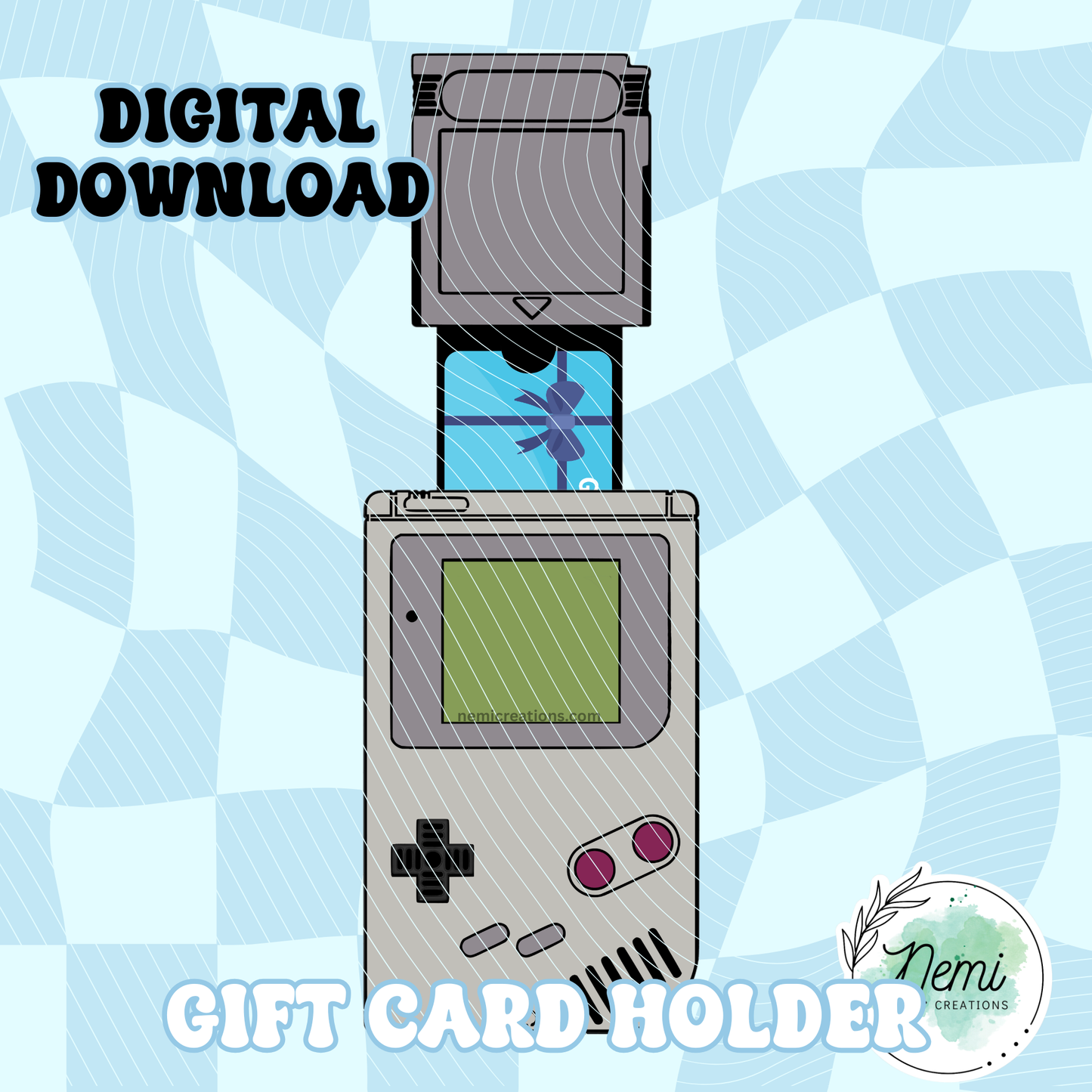 Tarjeta de dinero para juegos portátiles ARCHIVOS SVG DIGITALES