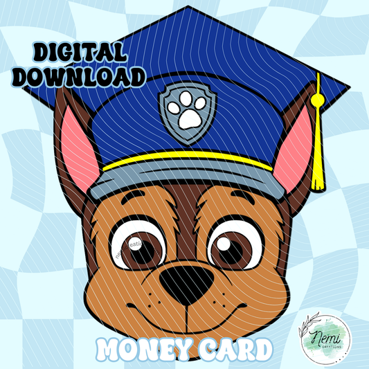 Chase Grad Money Card DIGITAL SVG FILES