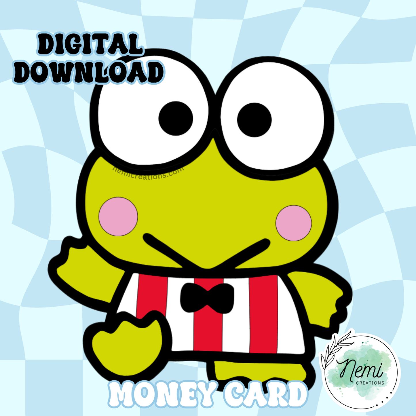 Frog Money Card DIGITAL SVG FILES