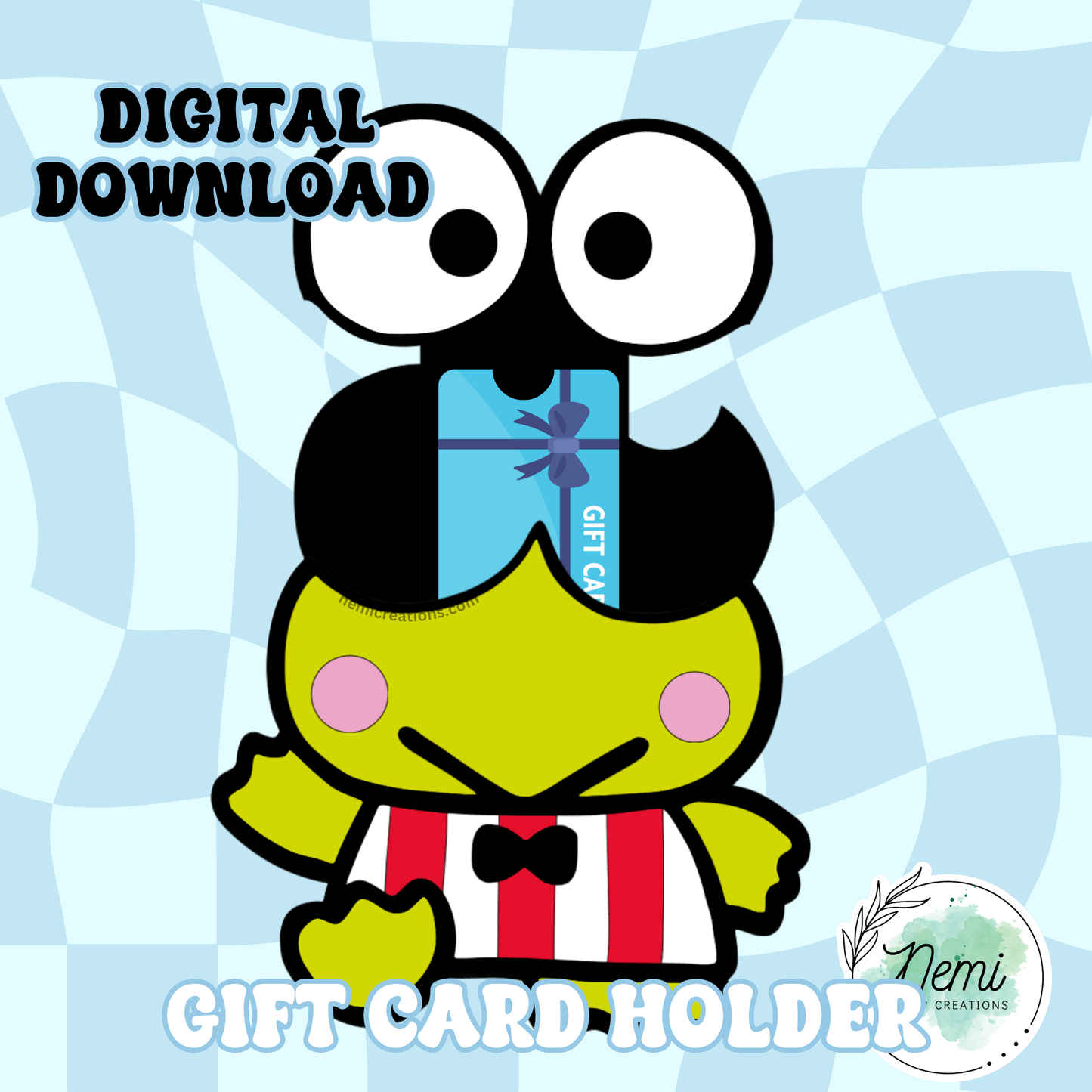 Frog Money Card DIGITAL SVG FILES