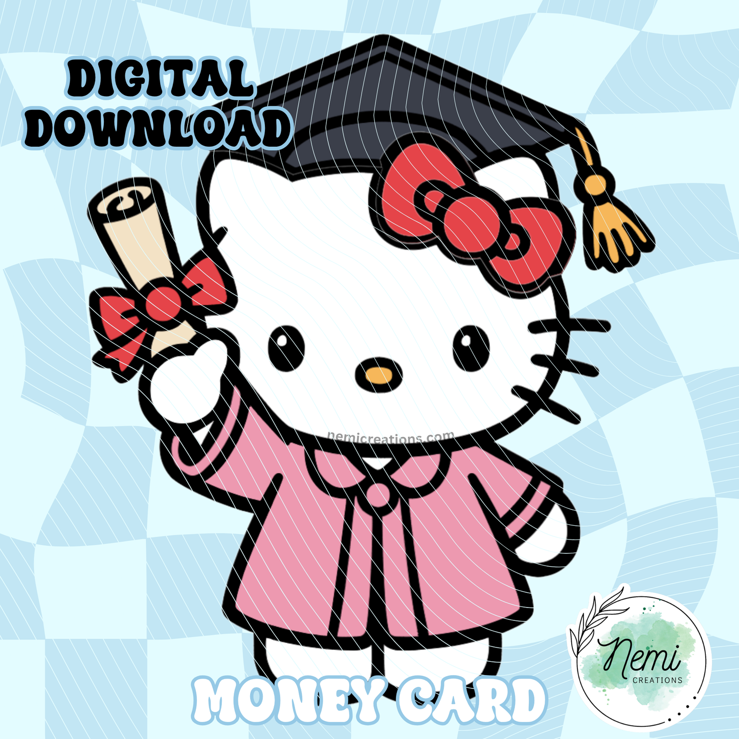 HK Grad 2 Money Card DIGITAL SVG FILES