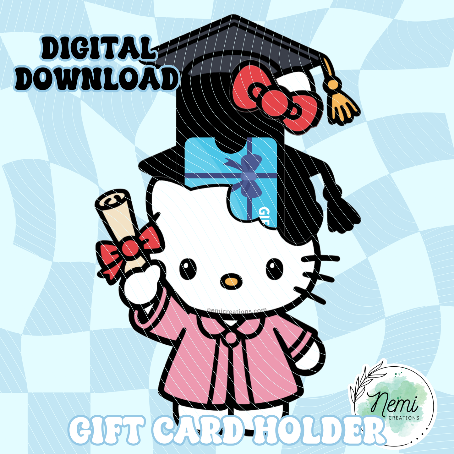 HK Grad 2 Money Card DIGITAL SVG FILES
