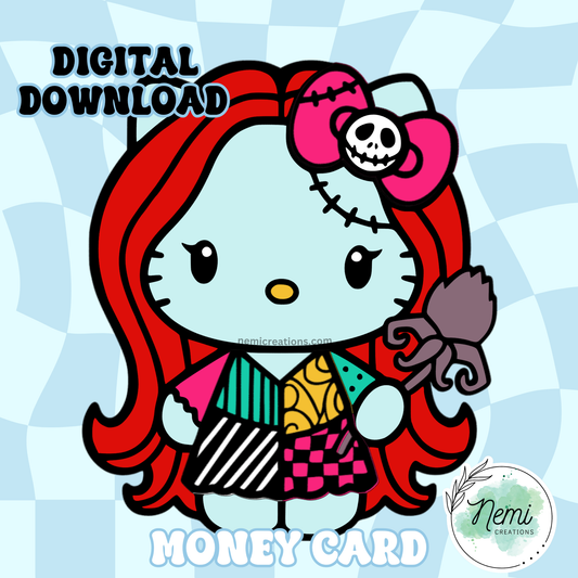 HK Sally Money Card DIGITAL SVG FILES