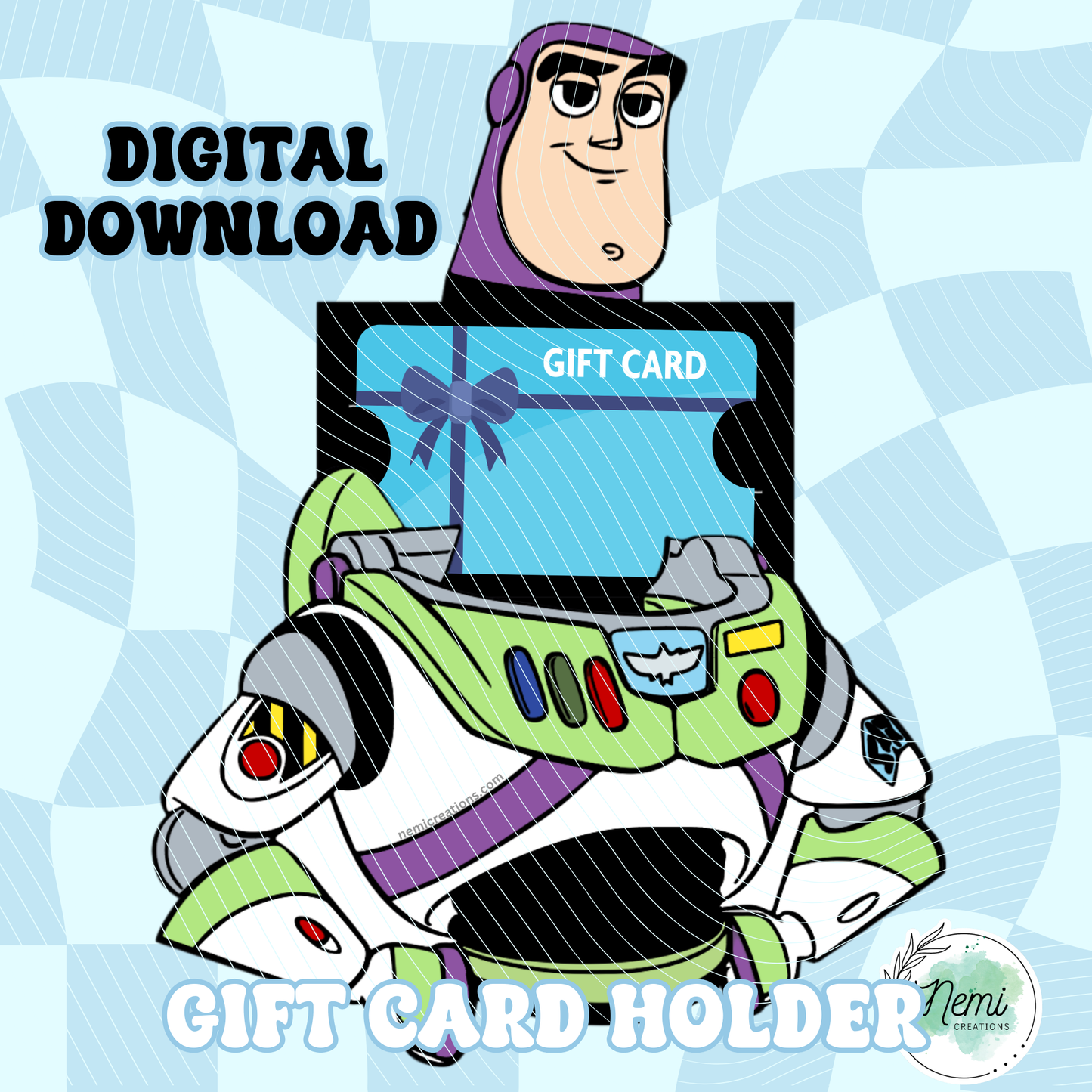 Infinity and Beyond Money Card DIGITAL SVG FILES
