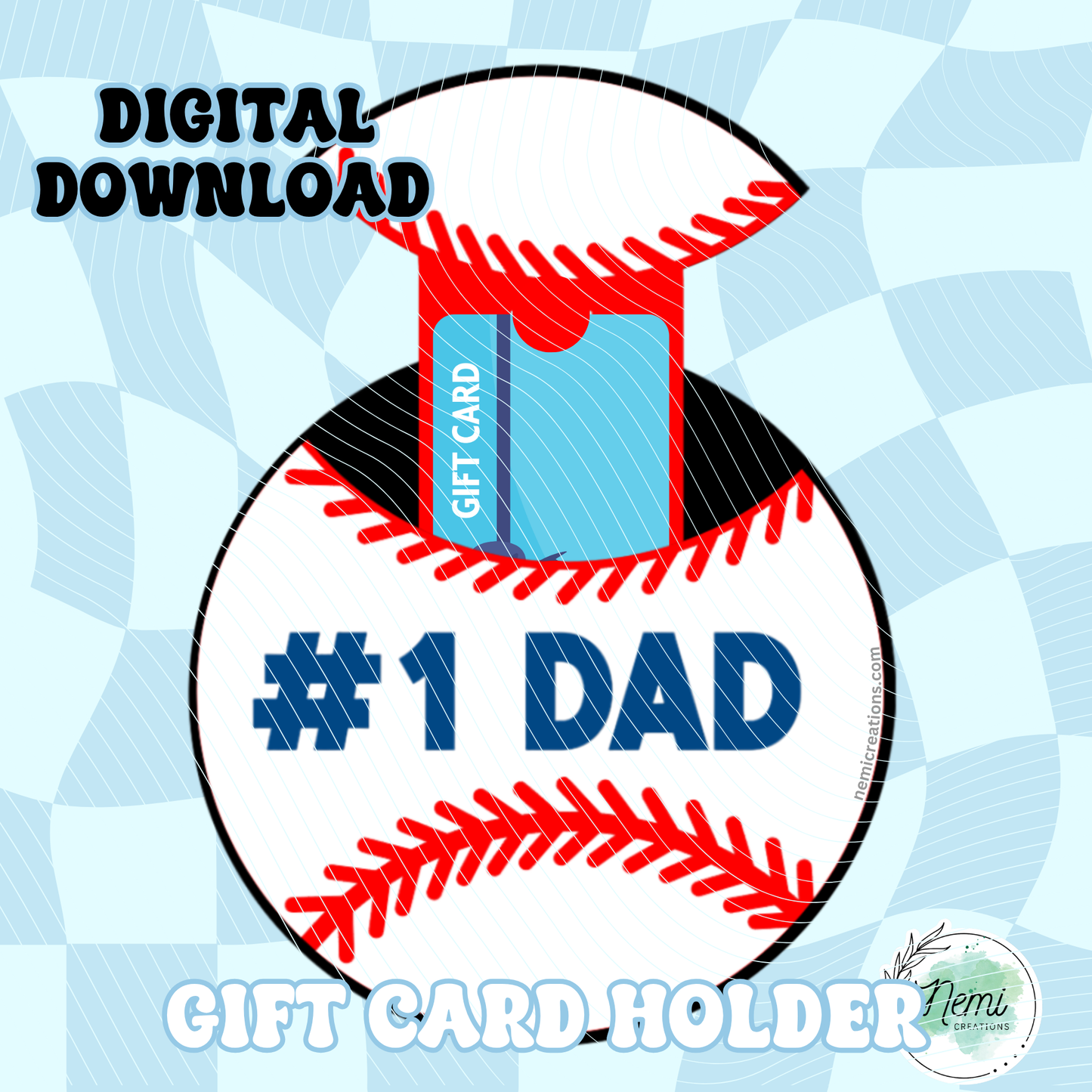 Baseball Money Card DIGITAL SVG FILES