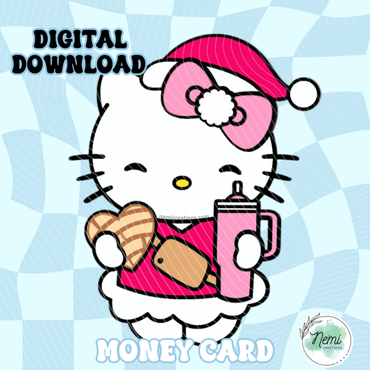 HK Concha Cup Money Card DIGITAL SVG FILES