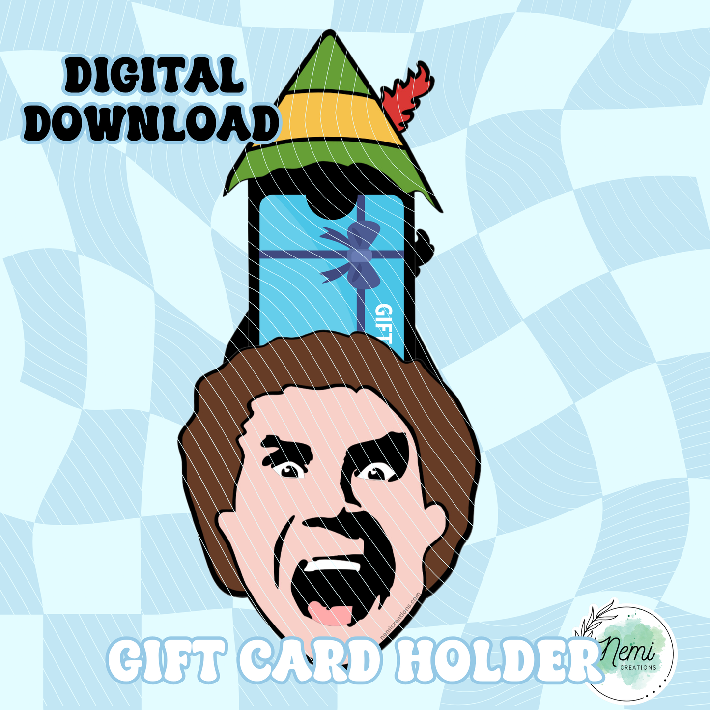 Buddy Elf Money Card DIGITAL SVG FILES