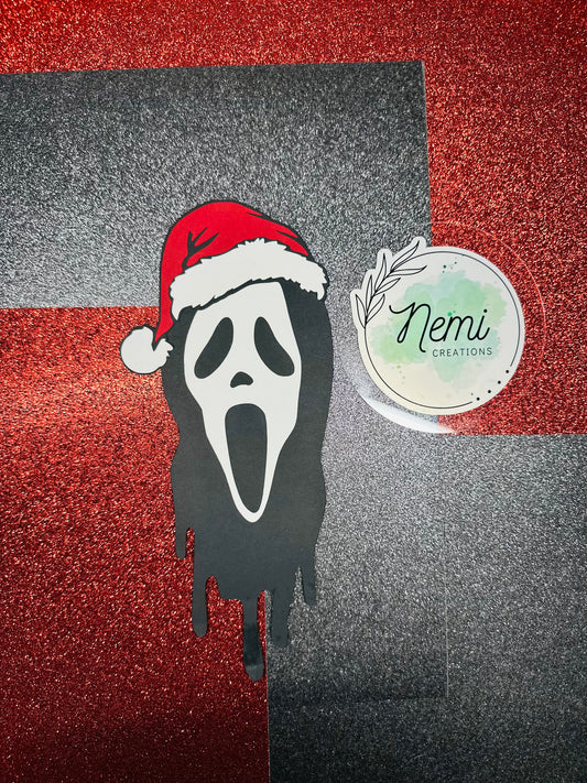 Ghostface Christmas Money Card