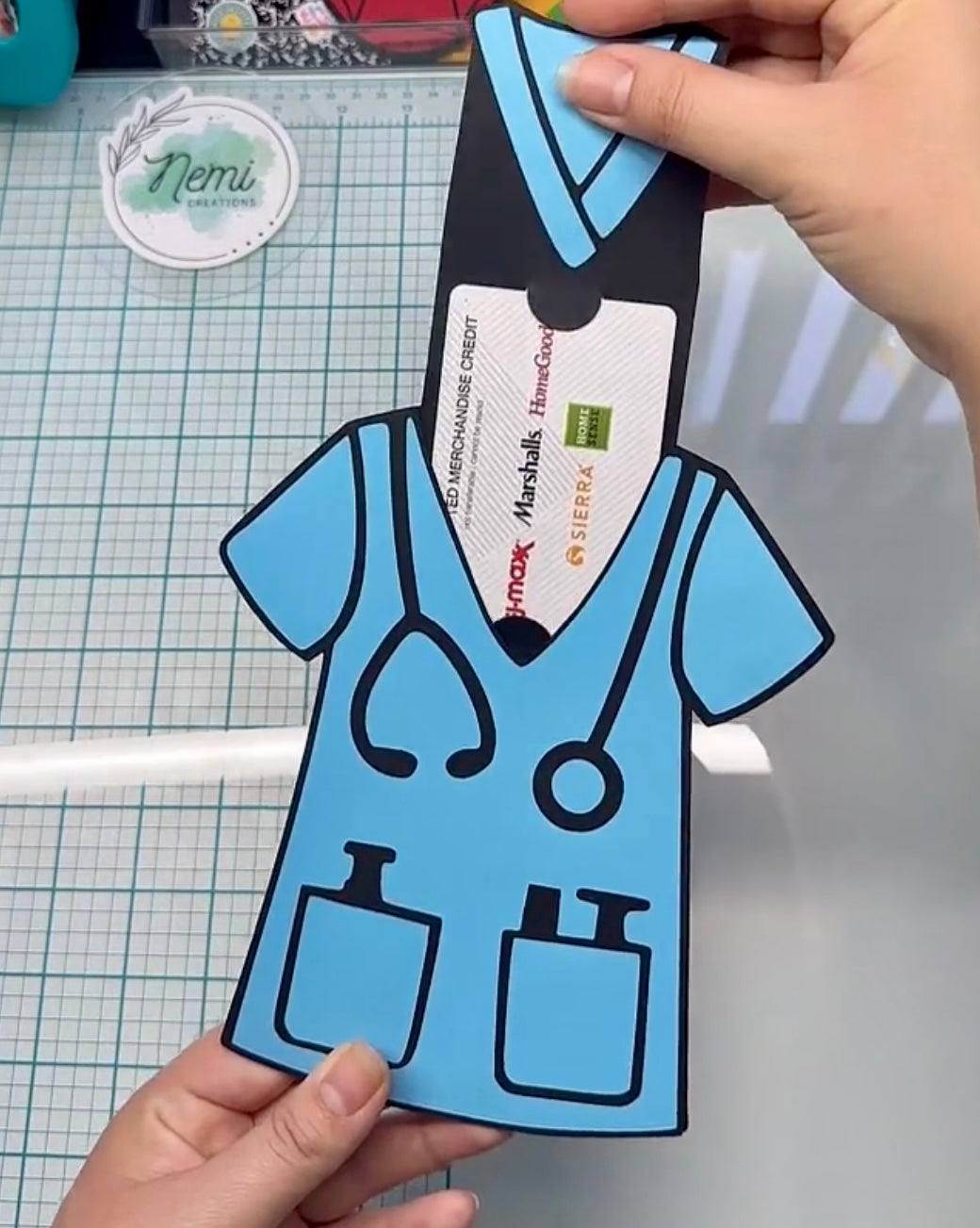 Tarjeta de dinero Scrubs