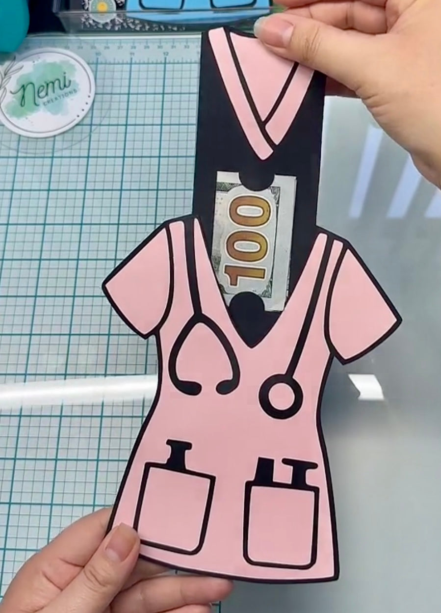 Tarjeta de dinero Scrubs