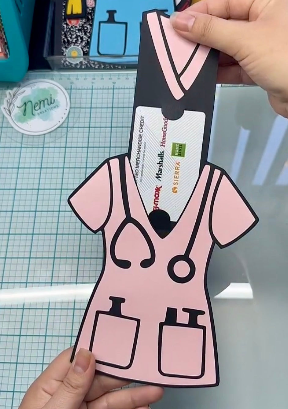 Tarjeta de dinero Scrubs