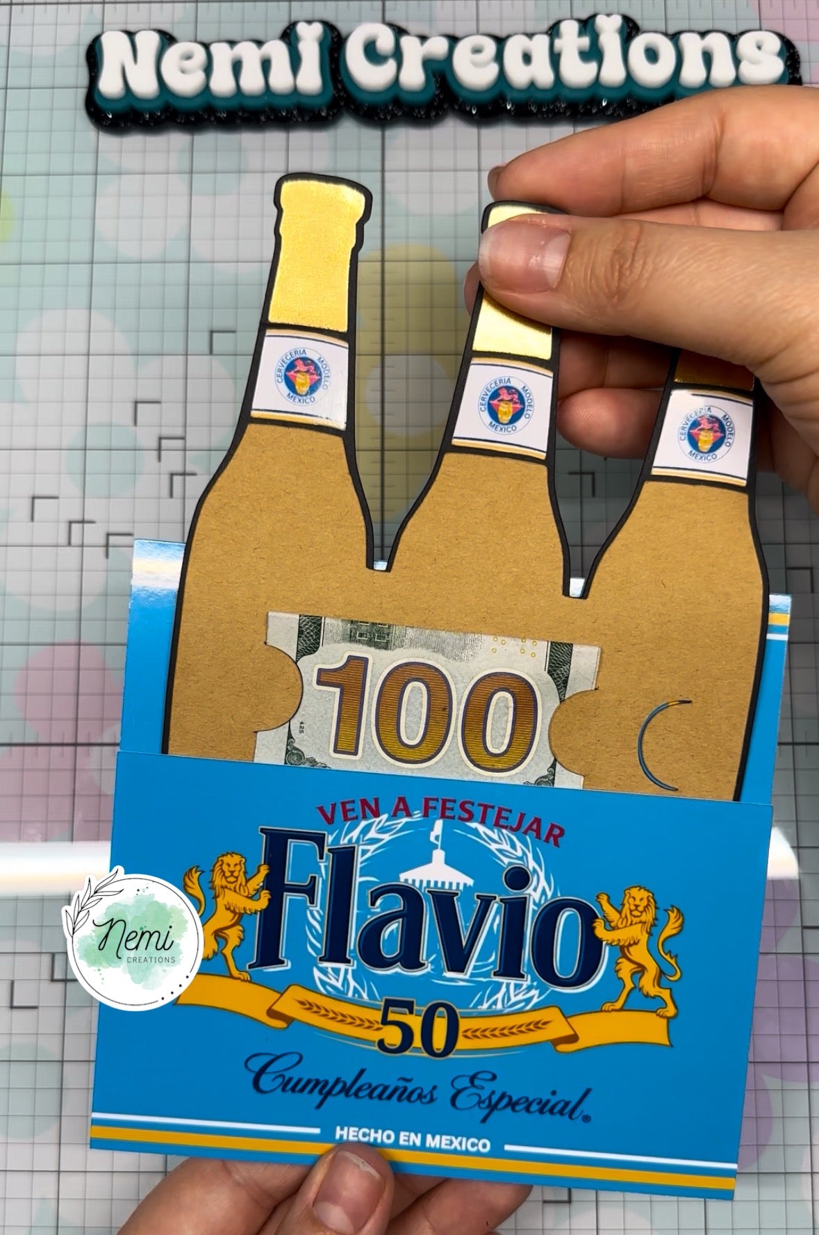 Model Beer Money Card