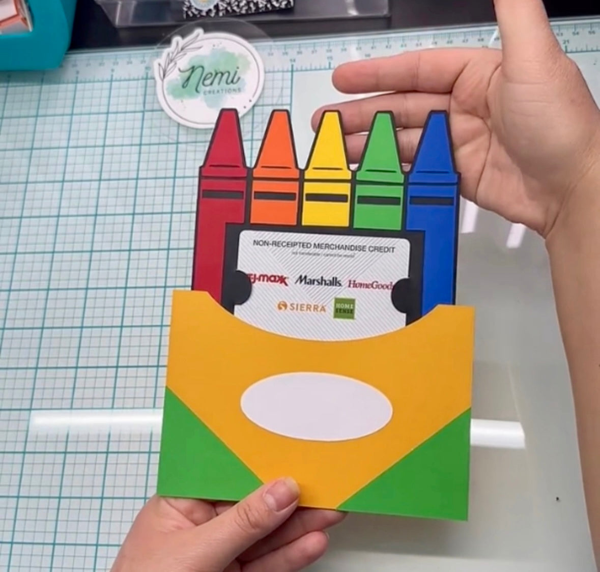 Crayon Box Money Card