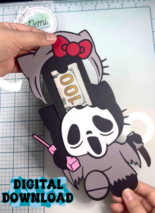 HK Ghostface Card DIGITAL SVG FILES