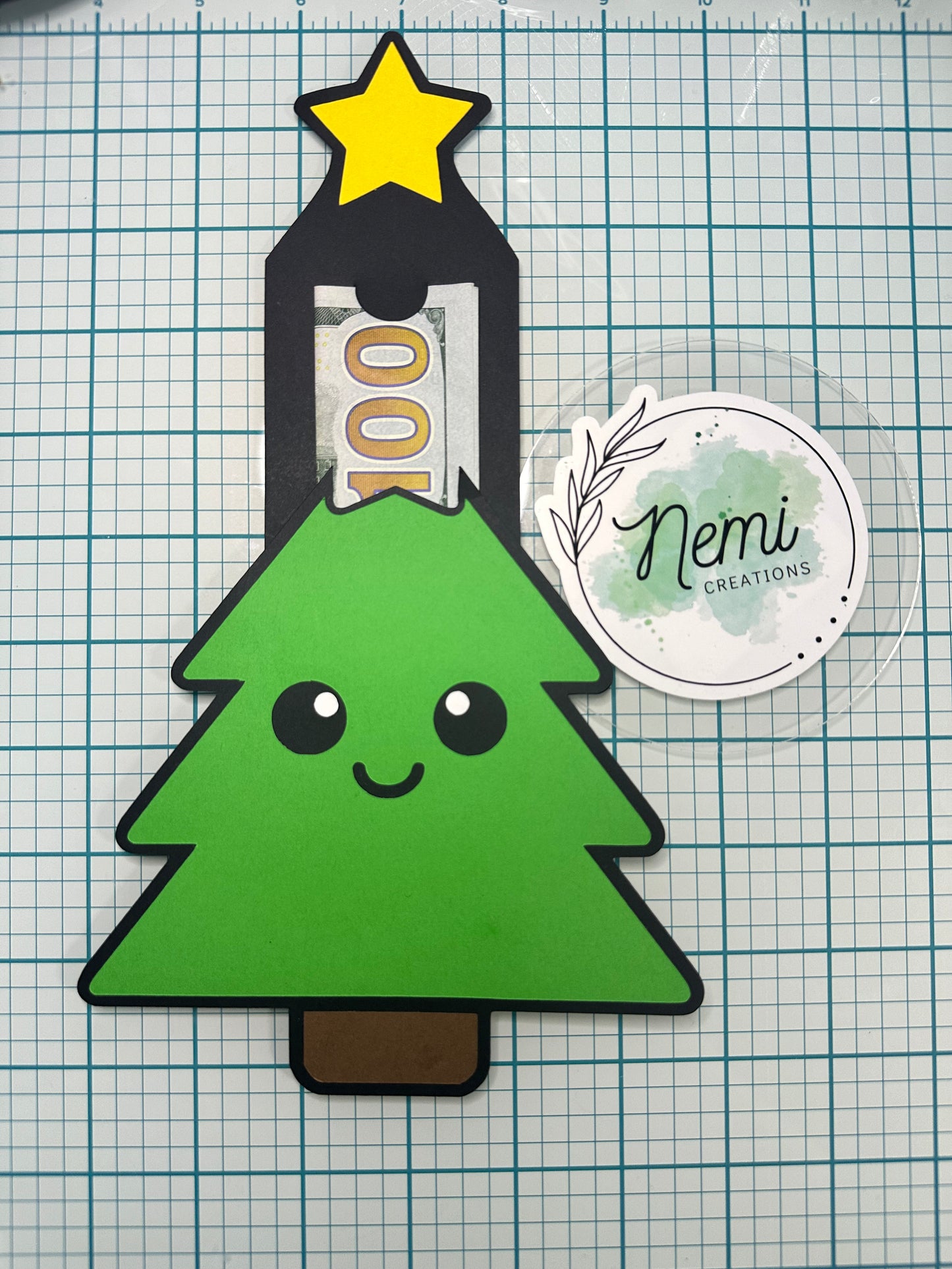 Christmas Tree Money Card