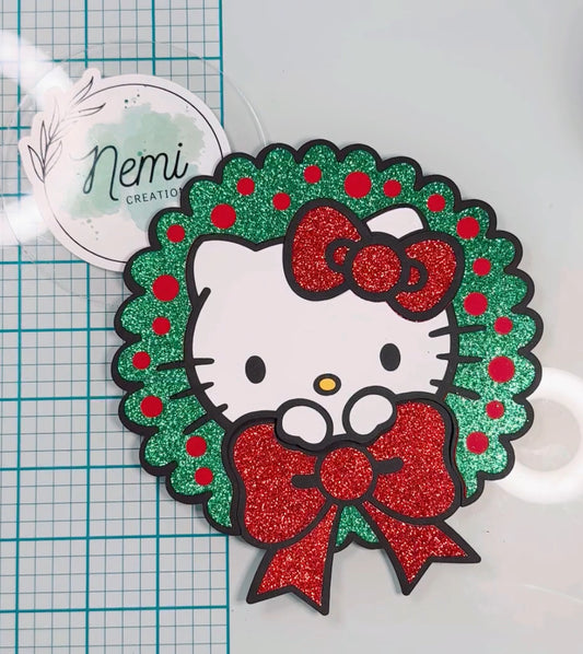 HK Christmas Wreath Money Card