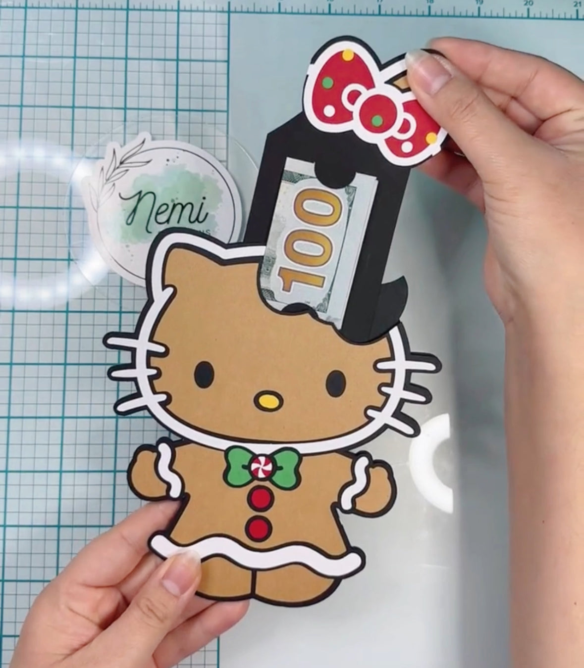 HK Gingerbread Money Card