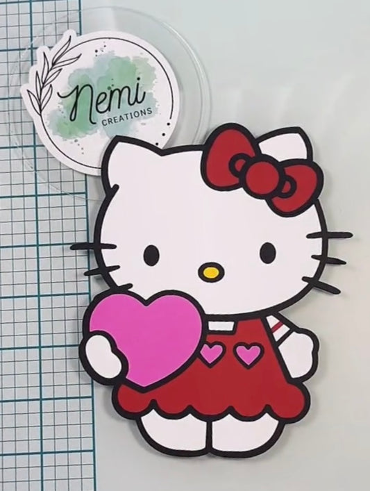 HK Heart Dress Money Card