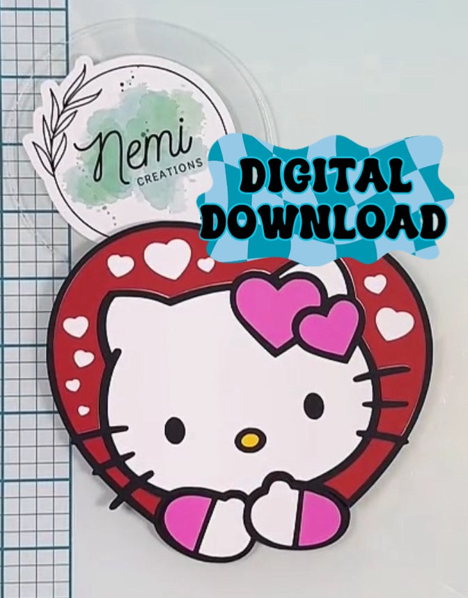 HK Heart Money Card DIGITAL SVG FILES