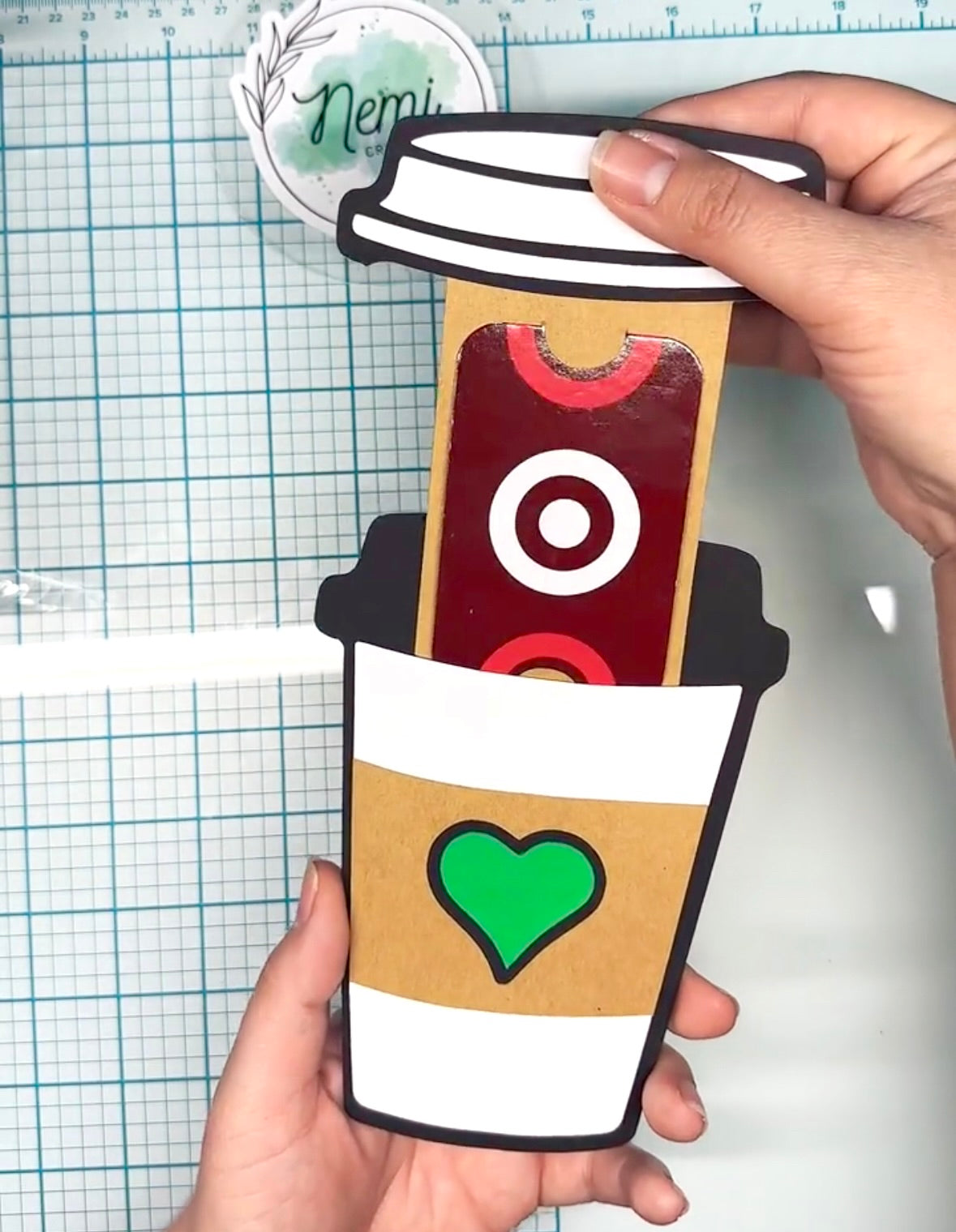 Tarjeta de dinero para cuaderno de composición