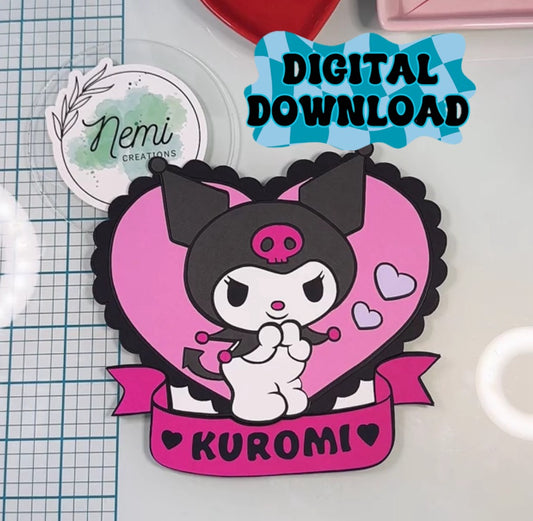 K Heart Money Card DIGITAL SVG FILES
