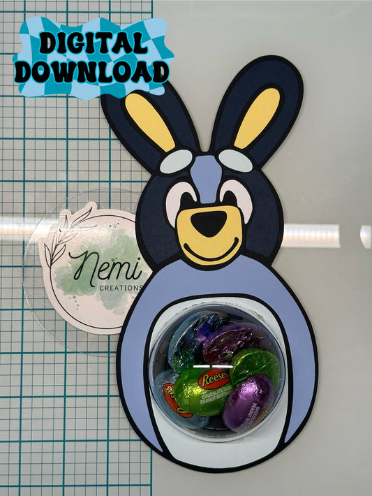 Bluey Peep Candy Dome DIGITAL SVG FILES