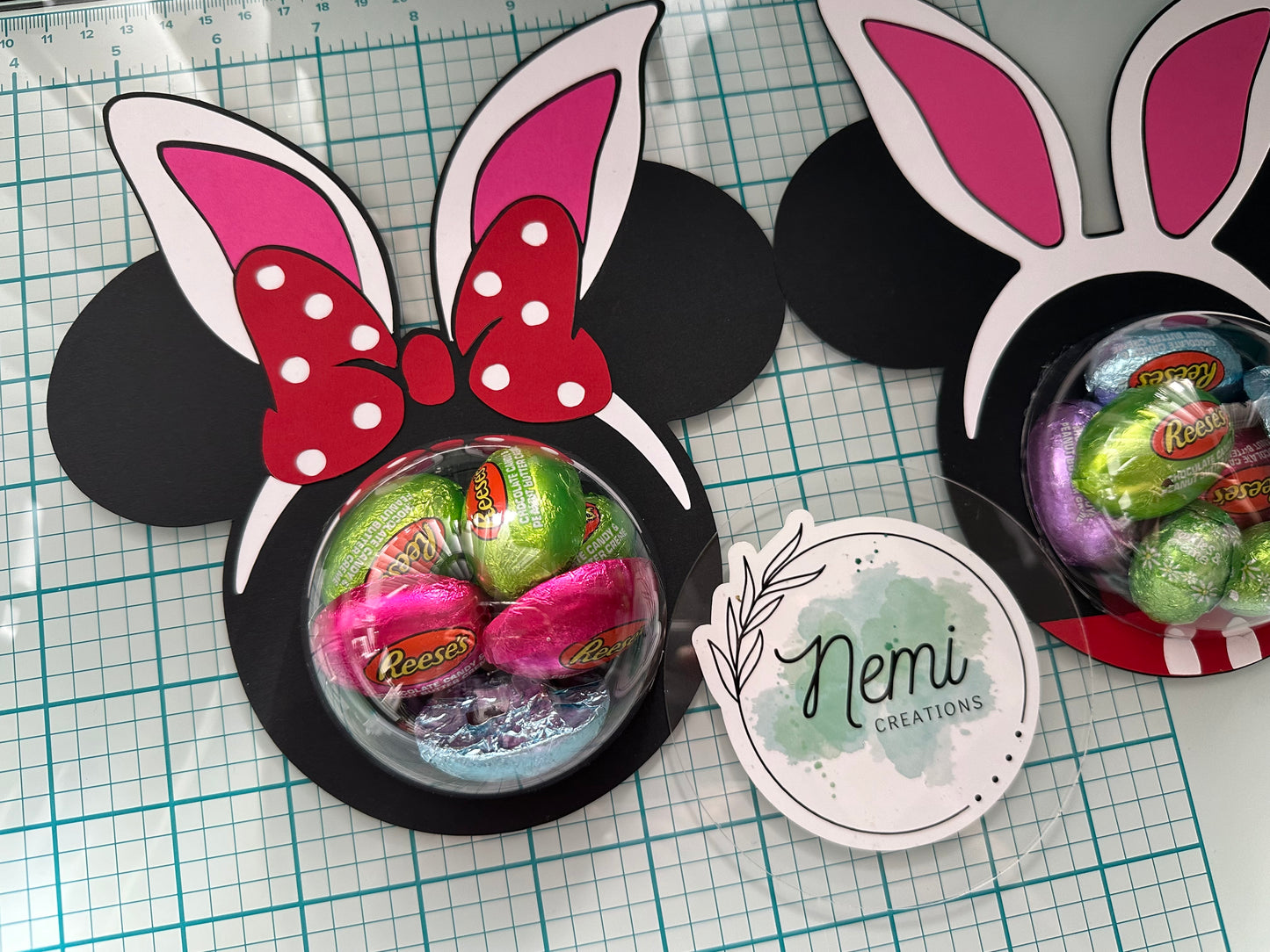 Mr and Mrs Mouse Bunny Dome DIGITAL SVG FILES BUNDLE