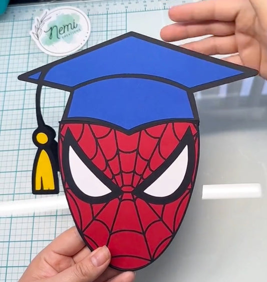 Superhero Spider Grad Money Card