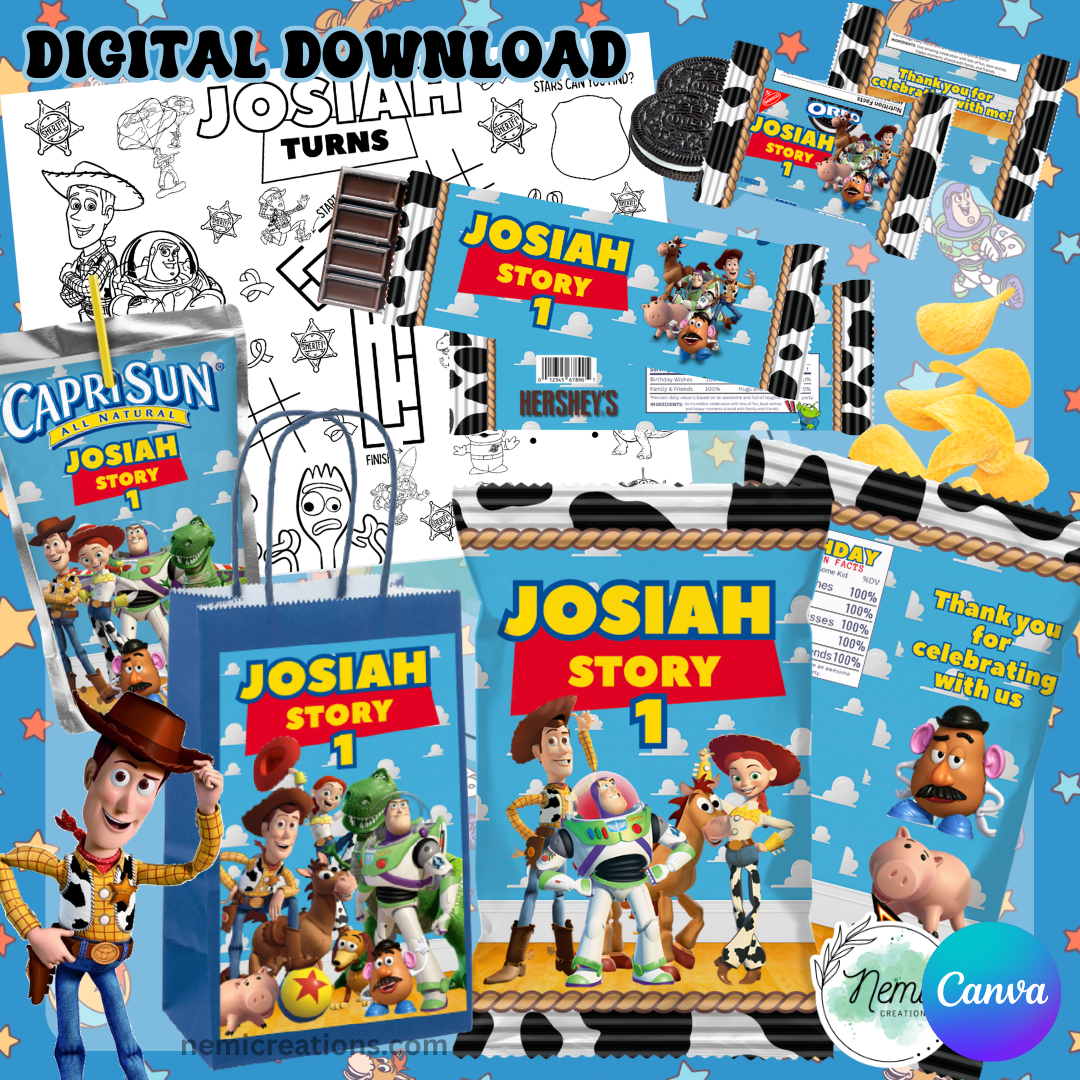 Toy Digital Bundle CANVA EDITABLE